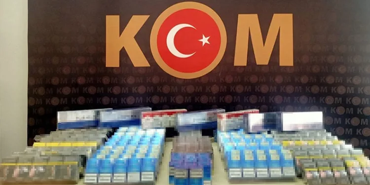 Burdur’da kaçak sigara ve tütün operasyonu