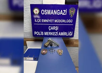 Ruhsatsız tabancalı suçlu, kartallardan kaçamadı
