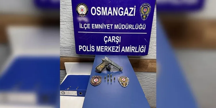 Ruhsatsız tabancalı suçlu, kartallardan kaçamadı
