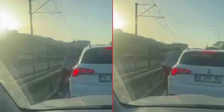 Bursa’da yumruklu yol verme kavgası