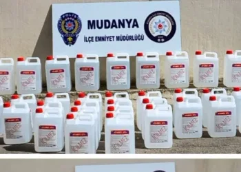 Mudanya’da 260 litre etil alkol ele geçirildi