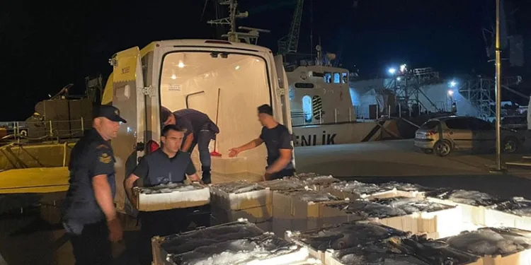 Kastamonu’da 162 kasa küçük balık ele geçirildi