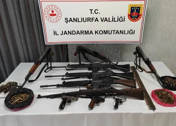 Şanlıurfa’da silah kaçakçılığı operasyonu: 3 gözaltı