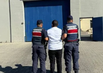 Kağıt bobini otomobilin üzerine düştü