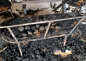 Evde çıkan yangında 1 kişi dumandan etkilendi