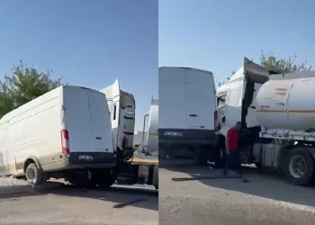 Mardin’de tır ile minibüs çarpıştı