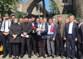 Diyarbakır’dan Filistin’e destek mesajı