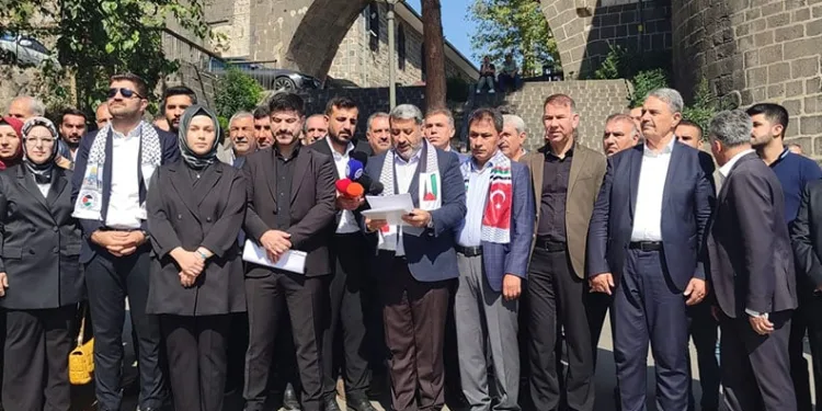 Diyarbakır’dan Filistin’e destek mesajı