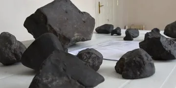 Mantar toplarken göktaşı buldu