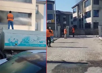 Bursa’da apartmanda çıkan yangın daireyi küle çevirdi