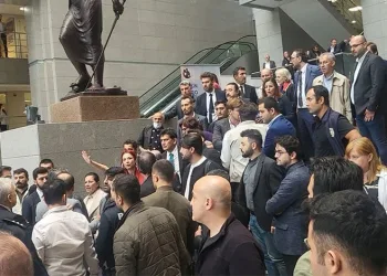 Çağlayan adliyesinde X-ray gerginliği