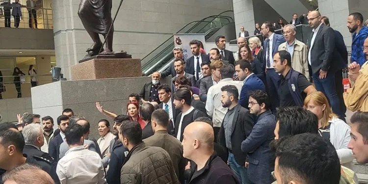 Çağlayan adliyesinde X-ray gerginliği