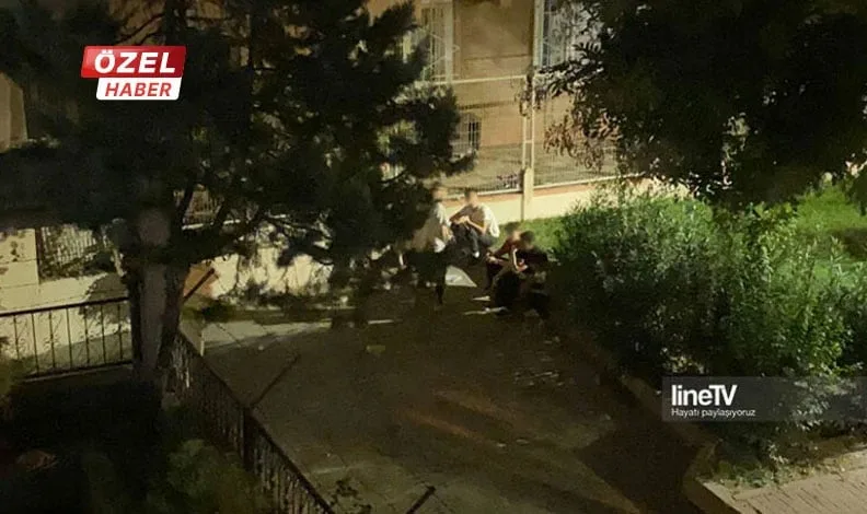 Bursa’da uyuşturucu kullanan gençler vatandaşı tedirgin etti
