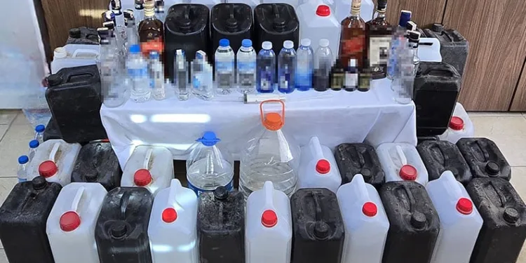 Karacabey’de sahte ve kaçak alkol operasyonu