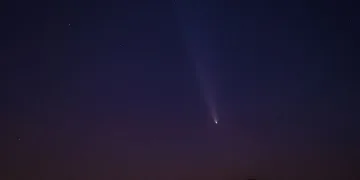 Niğde semalarında kuyruklu yıldız