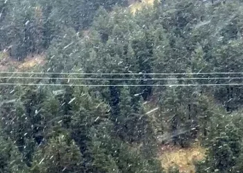 Bolu’da mevsimin ilk kar yağışı