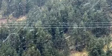 Bolu’da mevsimin ilk kar yağışı