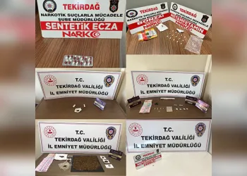 Tekirdağ’da uyuşturucu operasyonu: 3 gözaltı
