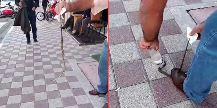 Bursa’da tramvay yoluna park eden sürücü seferleri aksattı