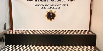 Samsun’da 3 bin 360 adet uyuşturucu ele geçirildi