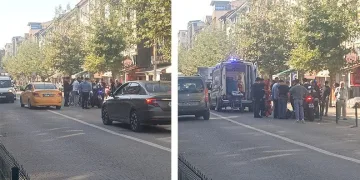 Çaycuma’da motosikletli kurye köpeğe çarptı