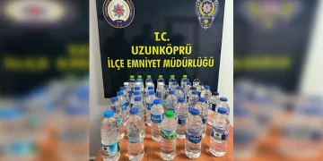Uzunköprü’de kaçak alkol operasyonu