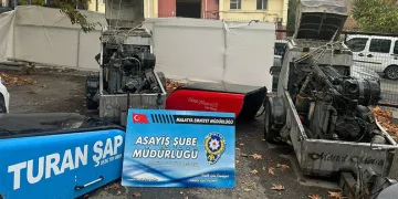 3 ay önce çalınan milyonluk şap makineleri bulundu