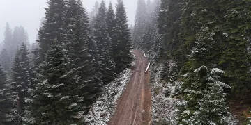 Karabük’te mevsimin ilk karı yağdı