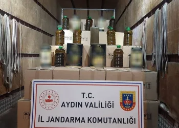 Aydın’da 14 bin litre sahte zeytinyağı ele geçirildi