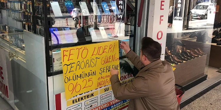 Bursalı esnaftan Fethullah Gülen’in ölümüne kampanya