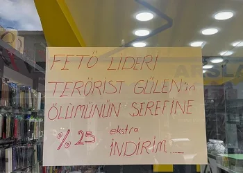 İznik’te de Fethullah Gülen’in ölümüne özel indirim
