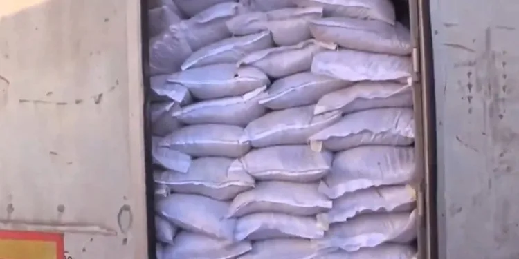 Sınır kapısında 79 ton bozuk ceviz içi ele geçirildi