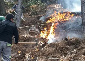 Küçükçekmece’de korkutan çatı yangını: O anlar kamerada