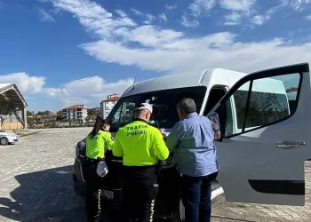 Kulu’da okul servislerine denetim