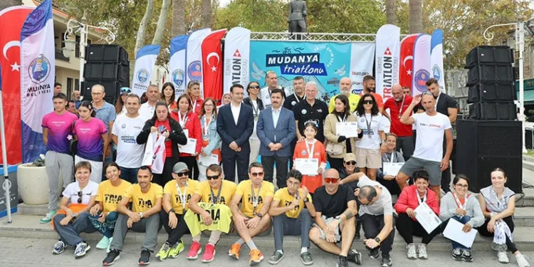 Mudanya Triatlonu sona erdi