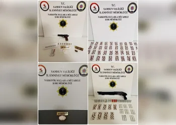 Samsun’da eş zamanlı uyuşturucu operasyonu: 14 gözaltı