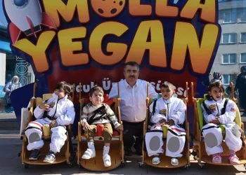 Özel çocuklar uzay deneyimi yaşadı