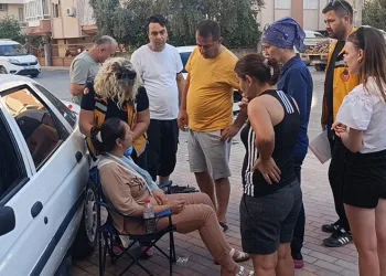 Kaza yapan sürücüyü eşi hastaneye göndermedi