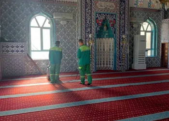 Osmangazi Belediyesi camilerde temizlik çalışması başlattı