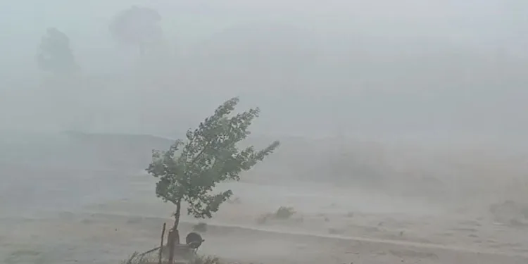 Antalya’da hortum evlere zarar verdi