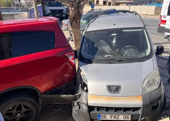 Manavgat’ta kamyonet ile otomobil çarpıştı: 2 yaralı