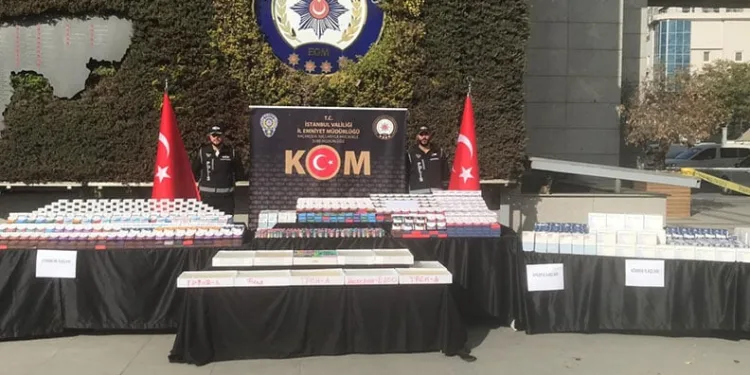 İstanbul’da 200 milyon liralık kaçak ilaç ele geçirildi: 5 gözaltı
