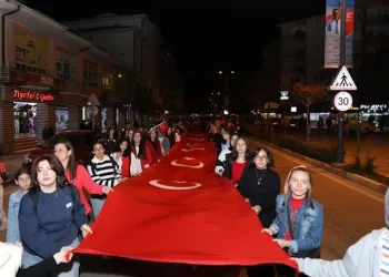 İnegöl’de Cumhuriyetin 101. yılı coşkusu