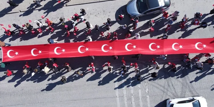 Cumhuriyet’in 101. yılında zaferin dansı sahnelendi