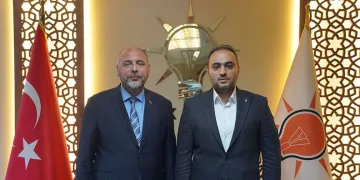Başkan Aydın’dan Orhangazi İlçe Başkanı Ulusu’ya Tebrik Ziyareti