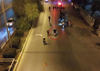 Denetimden kaçmaya çalışan motosiklet sürücüsü yakalandı
