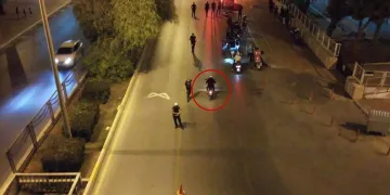 Denetimden kaçmaya çalışan motosiklet sürücüsü yakalandı