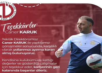 Anadolu Üniversitesi Futbol Kulübü Teknik Direktörü ile yollarını ayırdı
