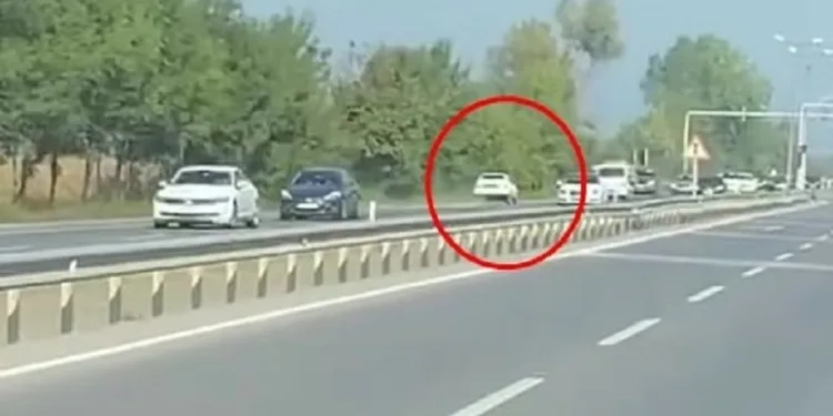D-650’de ters yönde ilerledi, trafiği böyle tehlikeye attı