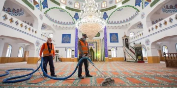 Nilüfer’deki 137 ibadethanede detaylı temizlik